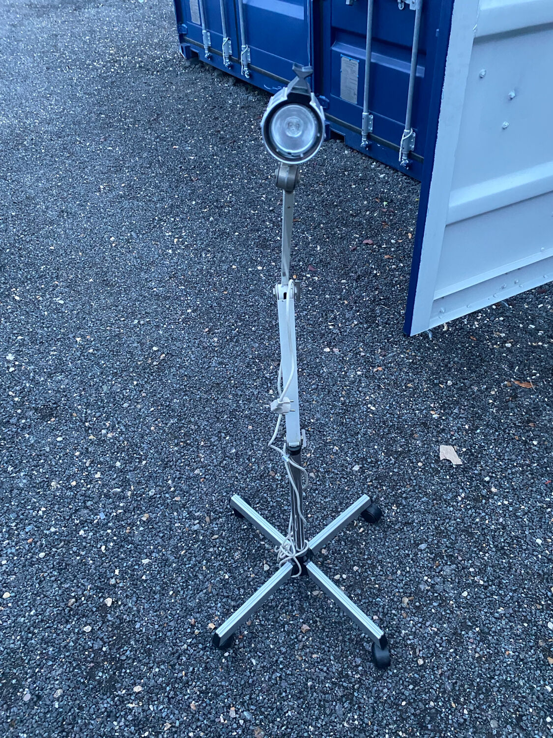 Vintage medical examination lamp on stand – Industrial style