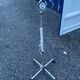 Vintage medical examination lamp on stand – Industrial style