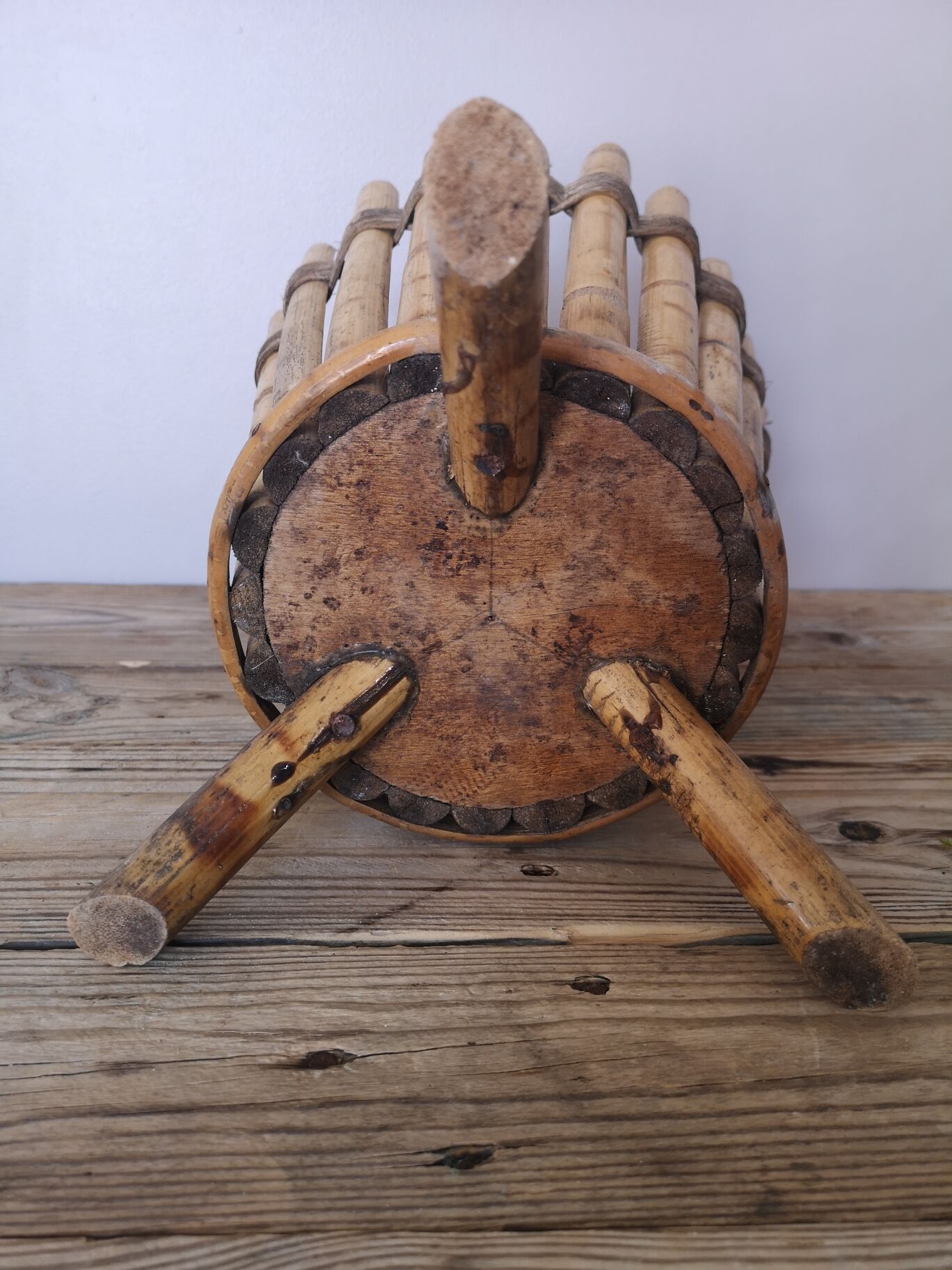 Pot cover, rattan flower holder