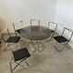 Table et 6 chaises pliante Luisa vintage design italien Marcelo Cuneo