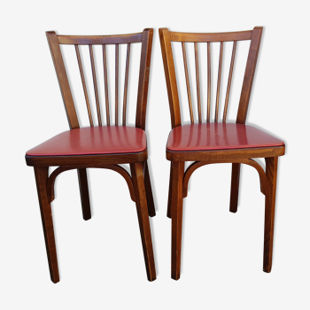 Duo of Baumann Bistro chairs