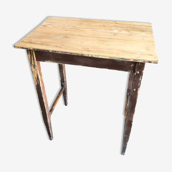 Table bois patinée