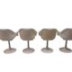 Ensemble de 4 chaises pivotantes par OWI, années 1970