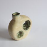 Space Age Ceramic Vase with Openings by Nikos Dazelidis, Athens, 1960s