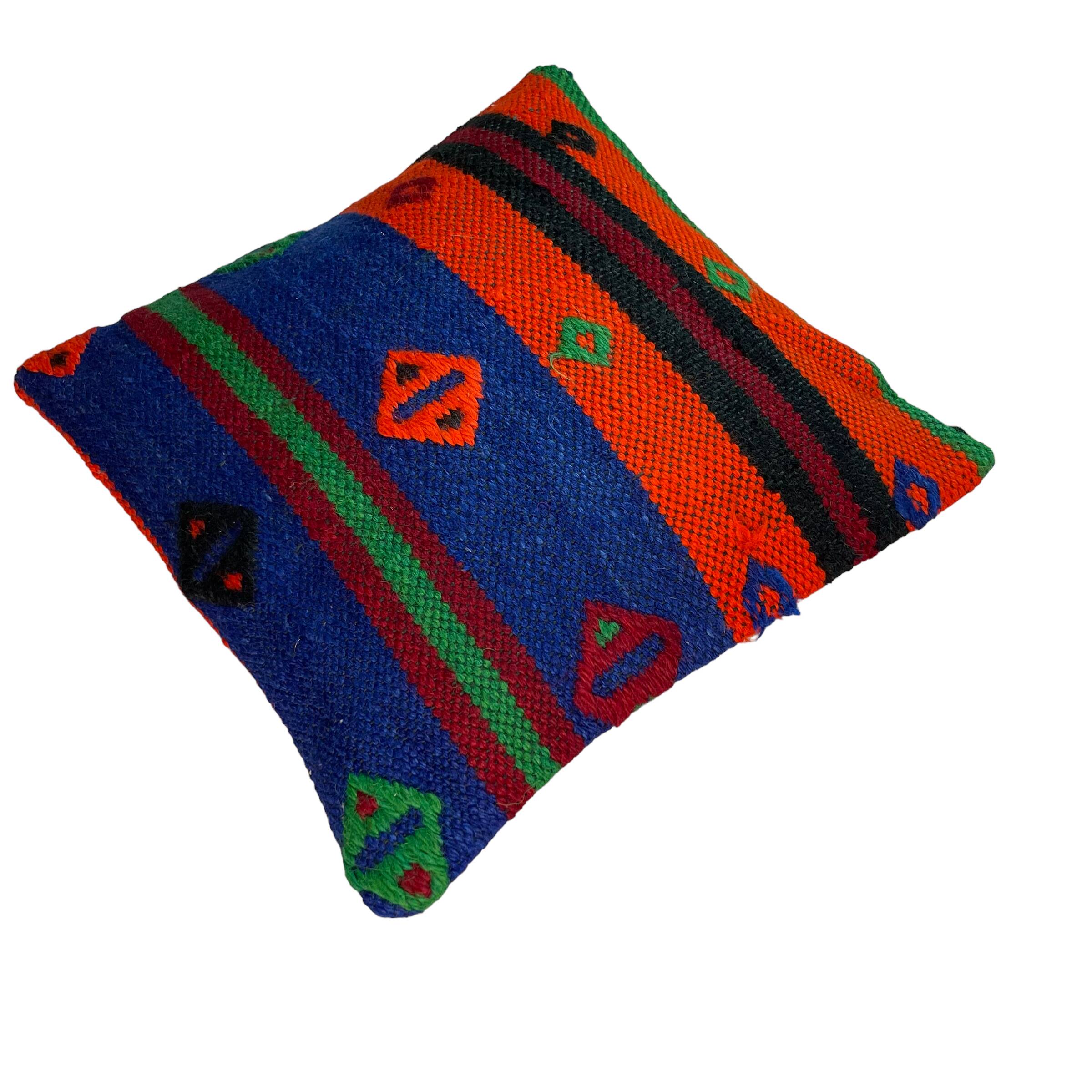 HOUSSE DE COUSSIN KILIM TURC VINTAGE, 40 X 40 CM