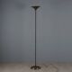 Vintage floor lamp in enamelled metal and brass, design, Italy, 1980s