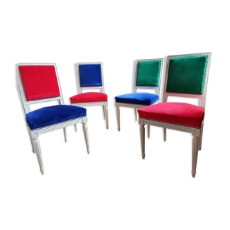 Lot of 4 chairs mix & match