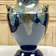 Old large sandstone vase signed Maure Lebret de Ligers Puisaye triple handles