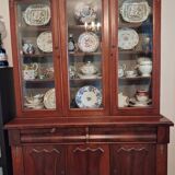 English display cabinet in mahogany