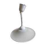 Suspension of the 80s in perforated white metal