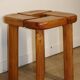 Vintage pine stool by Olof Ottelin - 1960