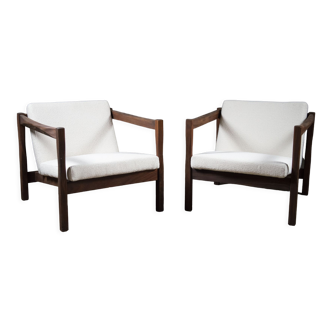 Paire de fauteuils scandinaves