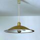 Large Danish Brass Pendant Light