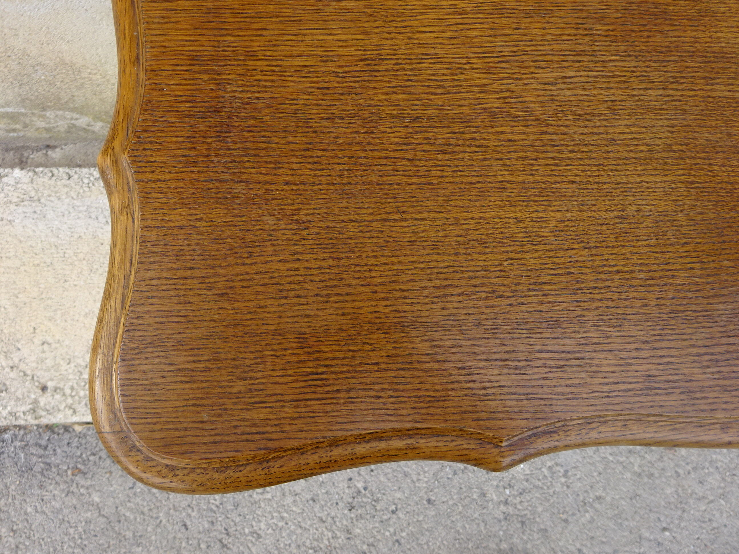 Small oak buffet in Louis XV style