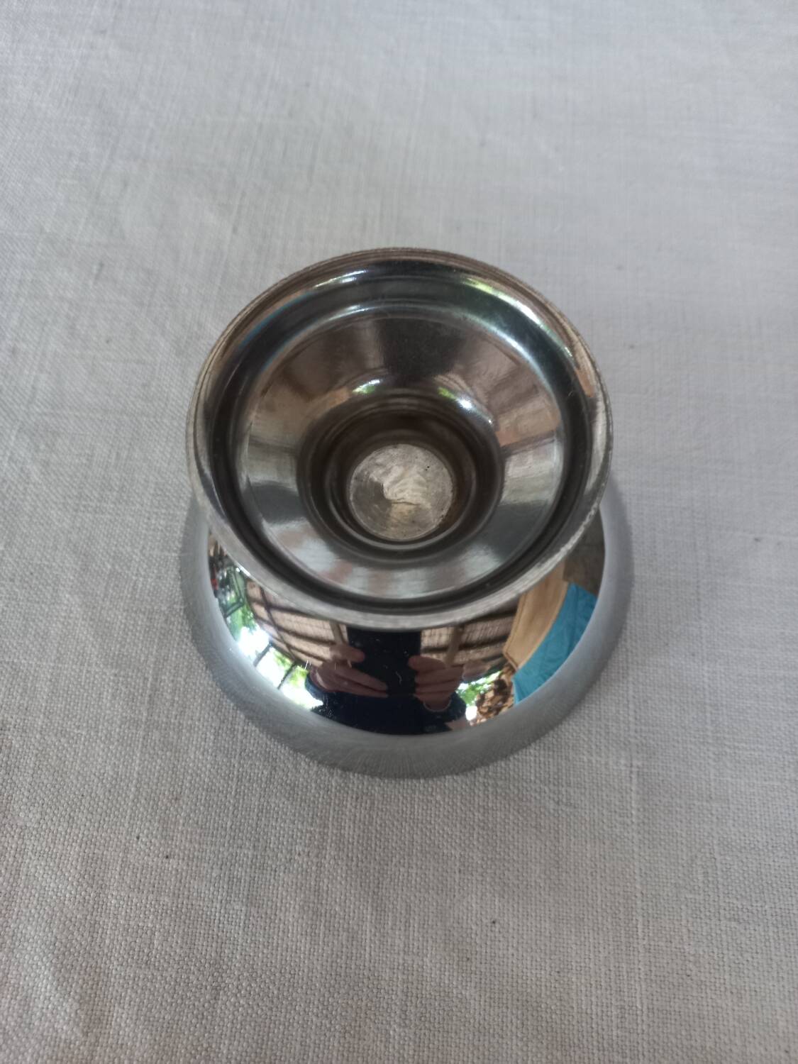 Set of 6 stainless steel ice cream cups