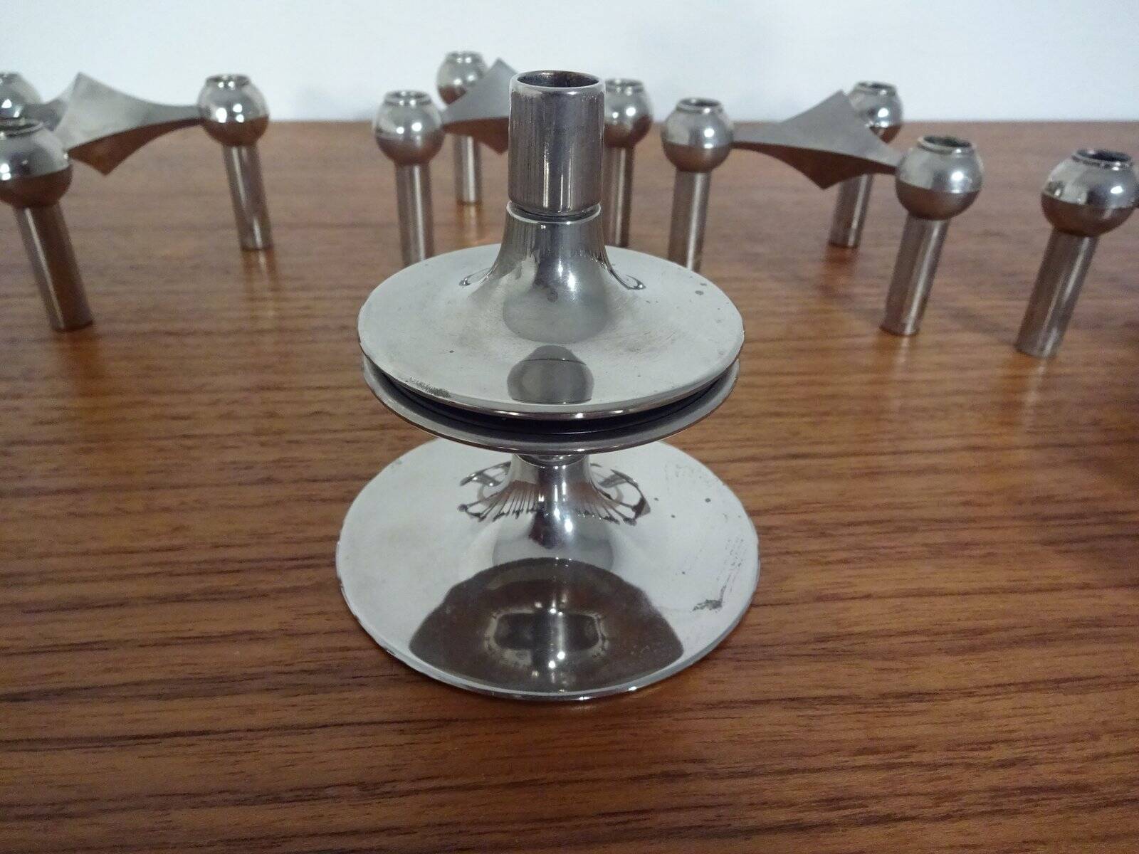 Candleholders by Ceasar Stoffi & Fritz Nagel for BMF, 1960s, Set of 12