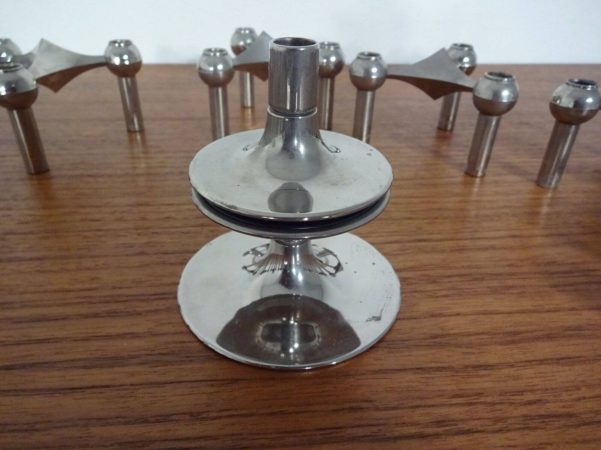 Candleholders by Ceasar Stoffi & Fritz Nagel for BMF, 1960s, Set of 12