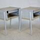 Set de 2 tables de chevet en chêne, Suède, 1960