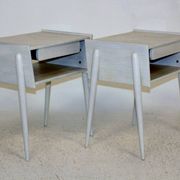 Set de 2 tables de chevet en chêne, Suède, 1960