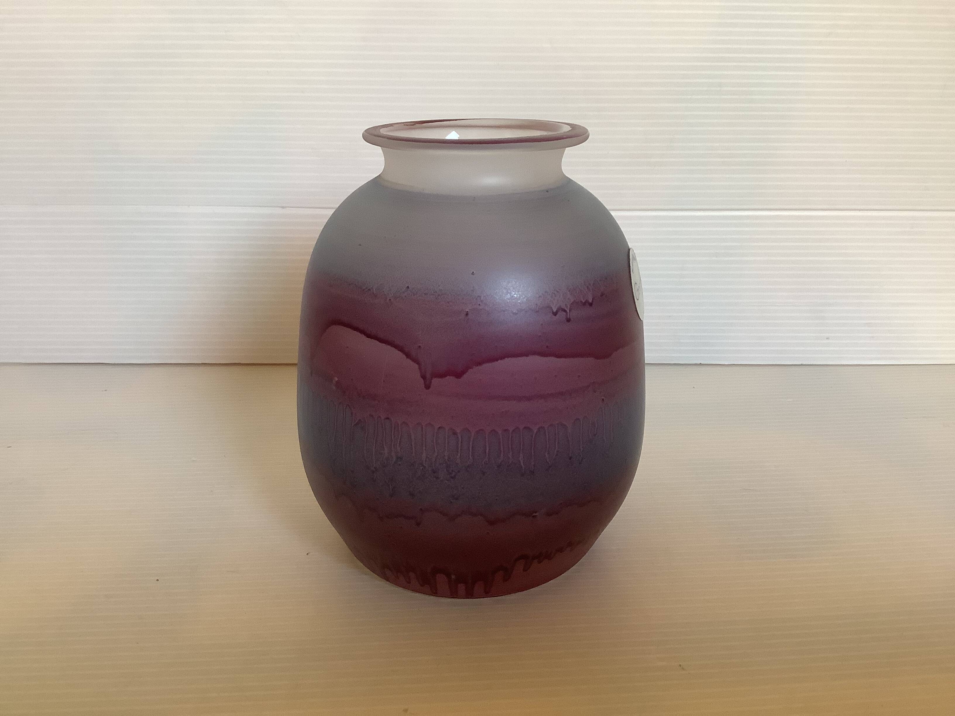 Vase Goebel kristaliglas mauve violet