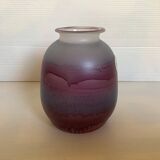 Vase Goebel kristaliglas mauve violet