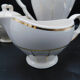 Verseuse, crémier et sucrier Céranord en porcelaine