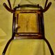 4 chaises style directoire en acajou massif