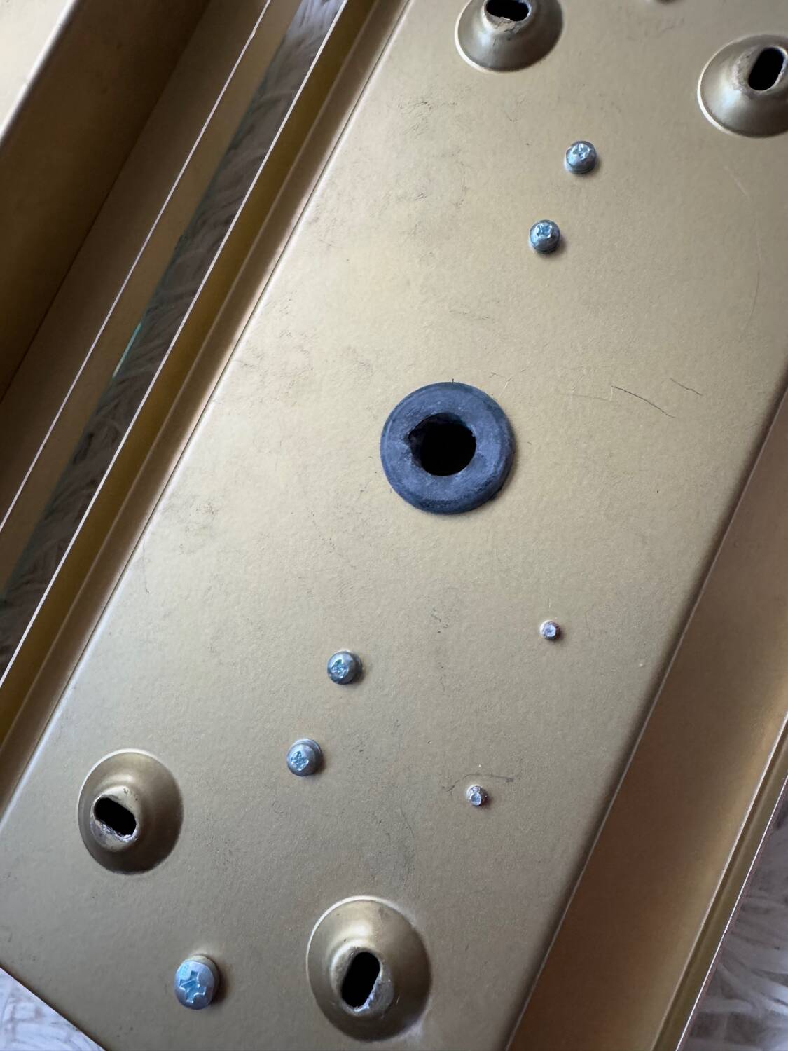 Applique laiton verre Grossmann années 80