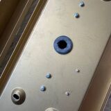 Applique laiton verre Grossmann années 80