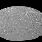 Froozen ice glas wall ceiling lamp D= 50cm 1970s Germany