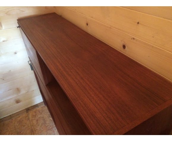 Vintage dark wood buffet