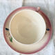 Two breakfast cups Longwy cherry design