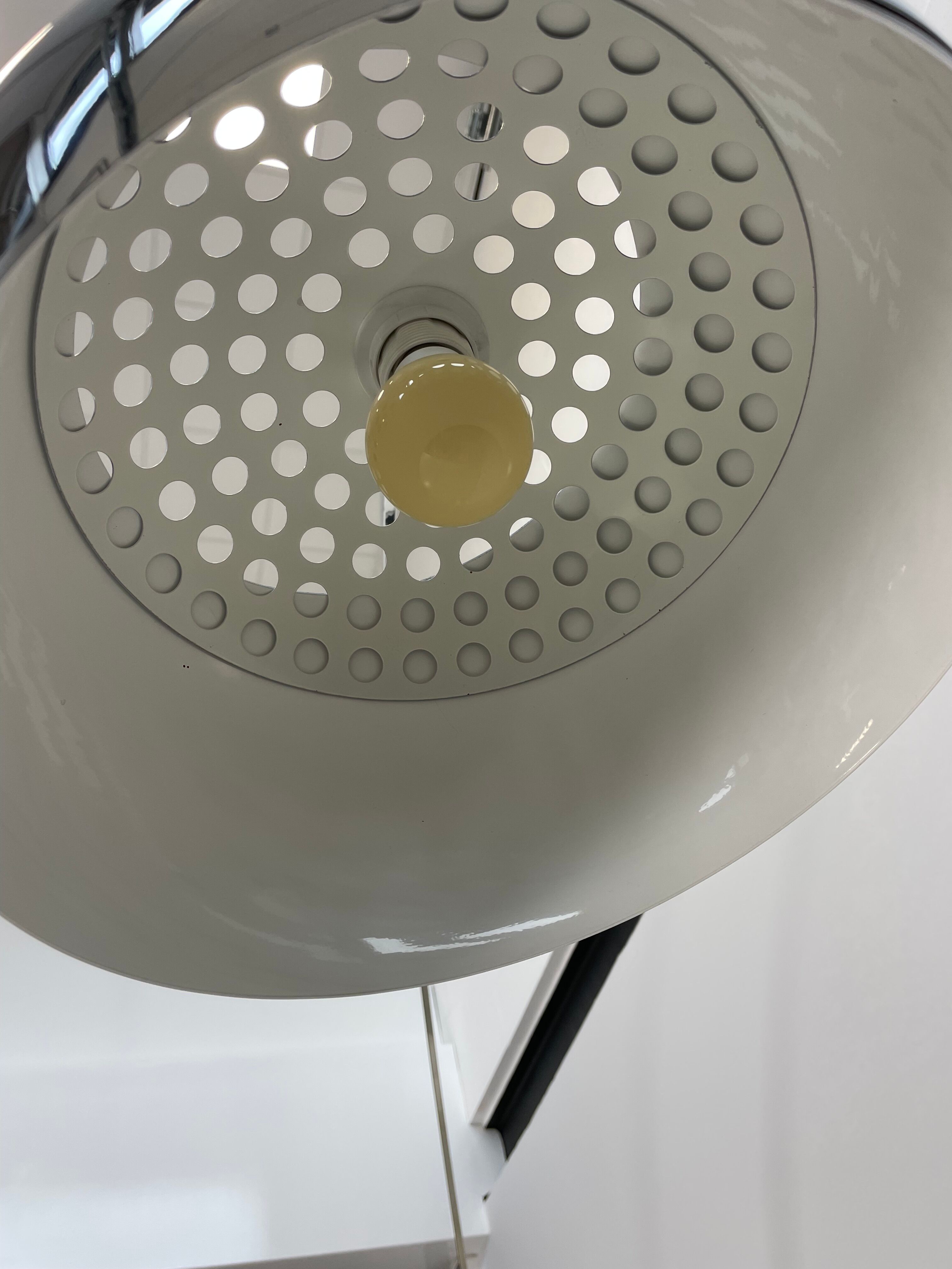 Design arc floorlamp with marble base