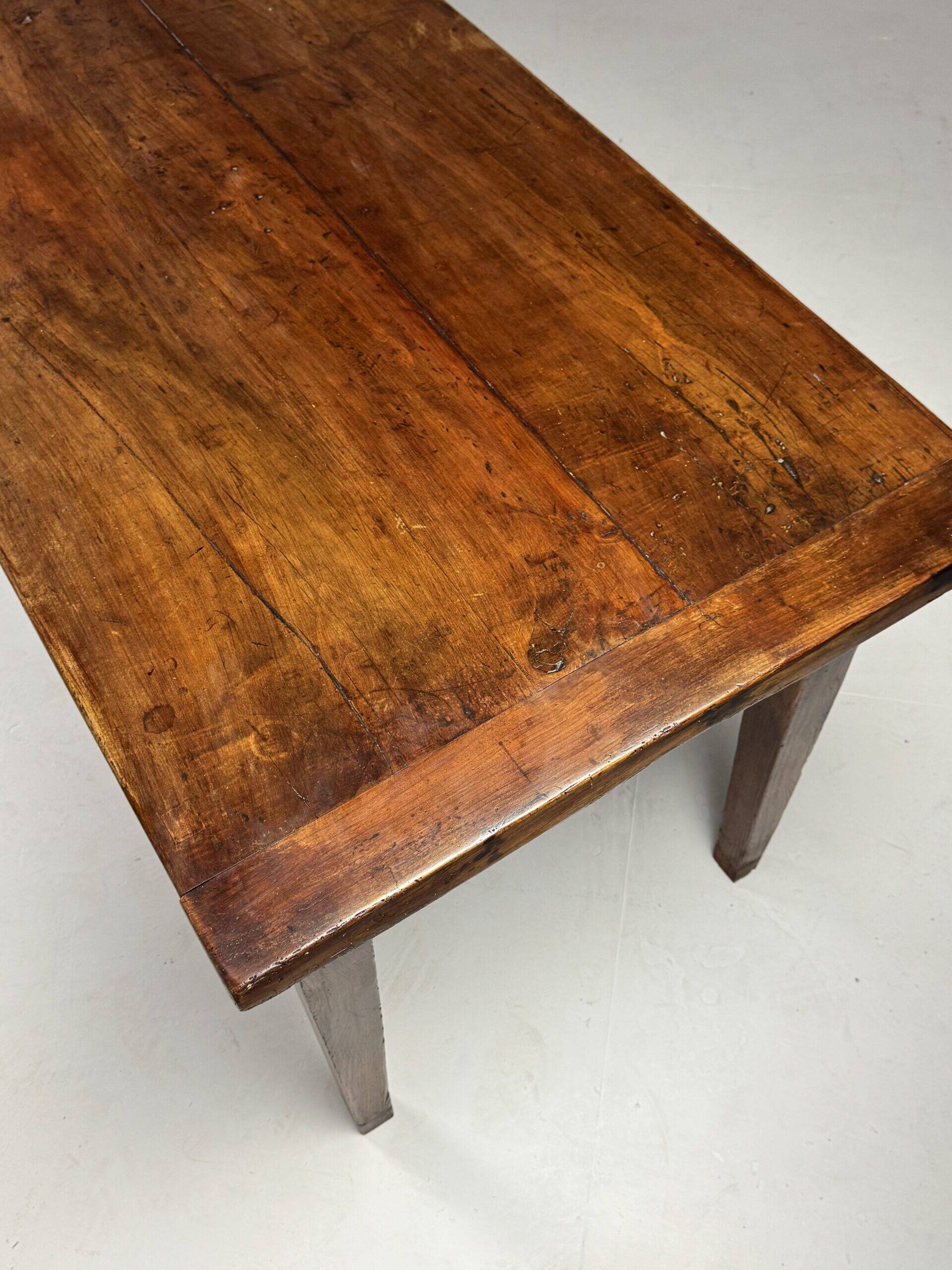 Table de ferme française de 292 cm