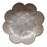 Mother-of-pearl and brass tidy