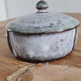 Enamelled stoneware box