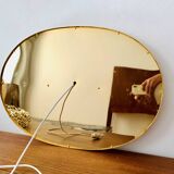 Illuminated floral mirror by Palwa