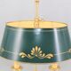 Hot water bottle lamp in solid bronze gilded empire style Lucien Gau
