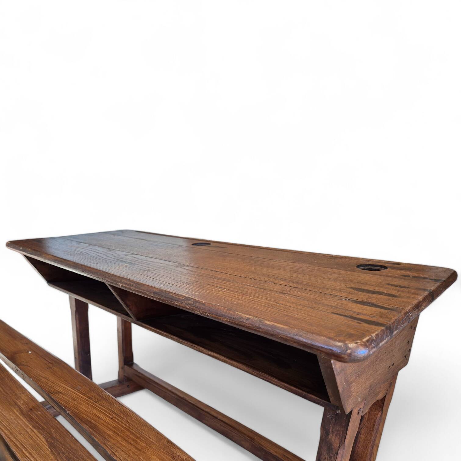 Two-seater school desk