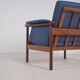 Ensemble rare de chaises Wiki danoises par Illum Wikkelso pour Koefoeds Mobelfabrik.