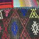 Vintage turkish kilim cushion cover, 40 x 40 cm