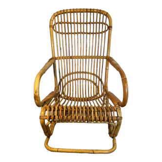 Rattan armchair