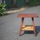 Vintage wooden coffee table and rope