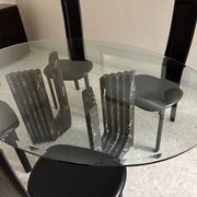 Dining table Cattelan marble with 4 chairs.