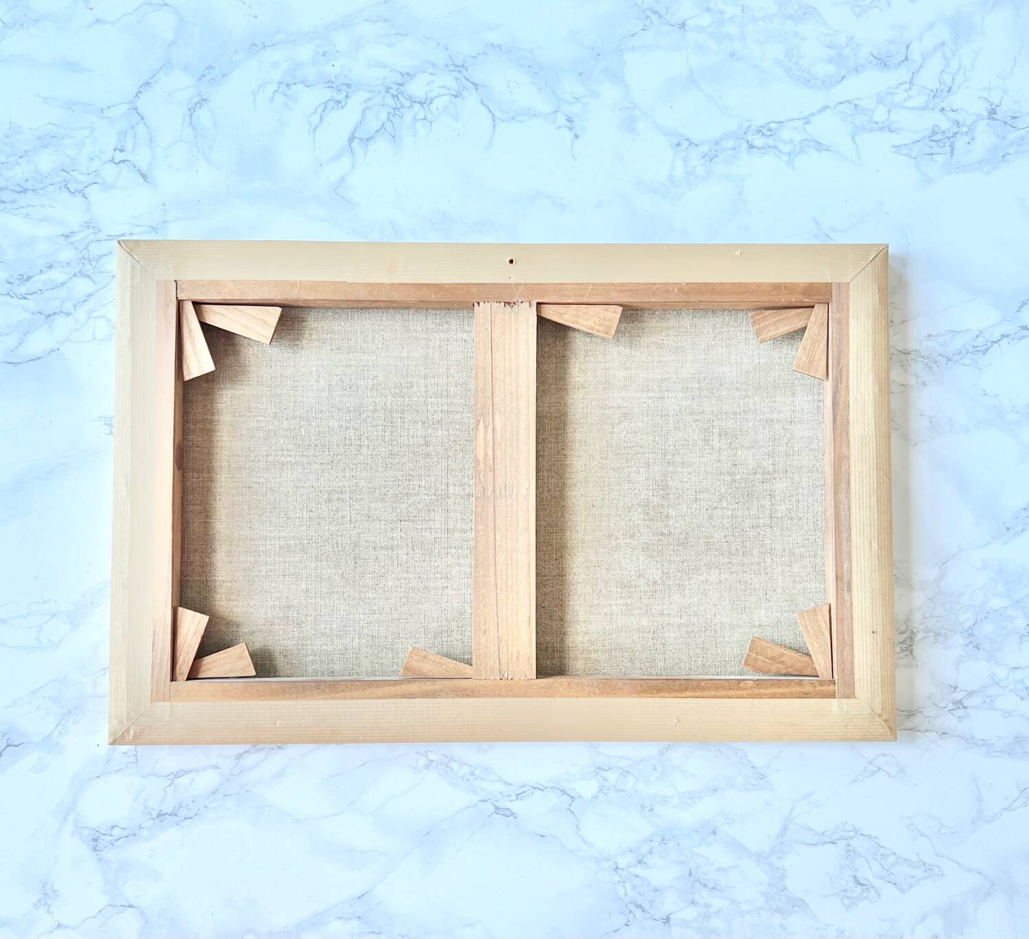 Oil on canvas countryside landscape under a stormy sky