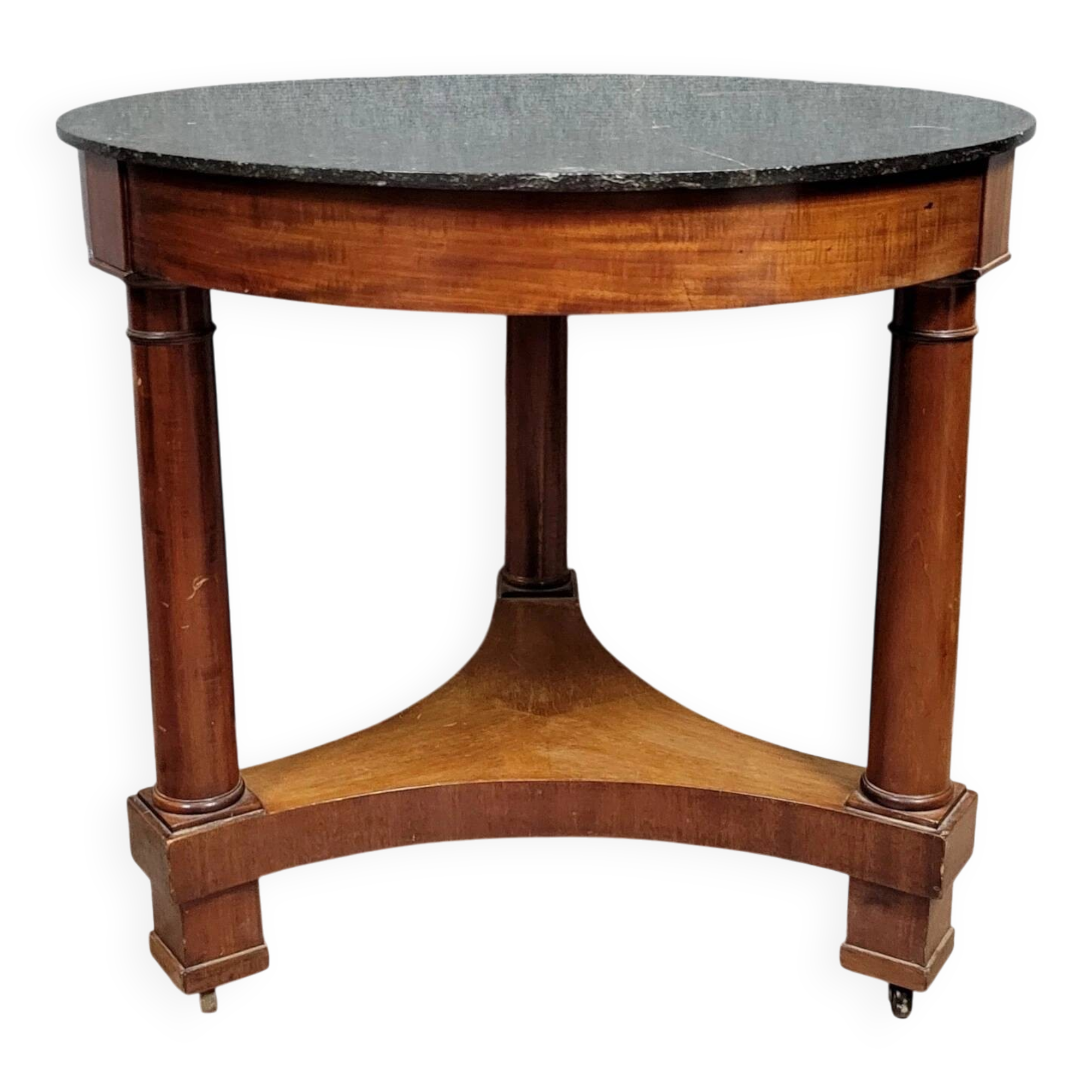 Empire period mahogany pedestal table circa 1800-1810 (b)