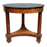 Empire period mahogany pedestal table circa 1800-1810 (b)