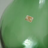 Vase de sol en verre épais Italie vintage