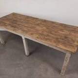 Old patinated farm table
