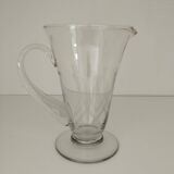 Elegant jug - carafe from the Manufacture Royale in Bayel crystals - 1950 - Midcentury - Vintage